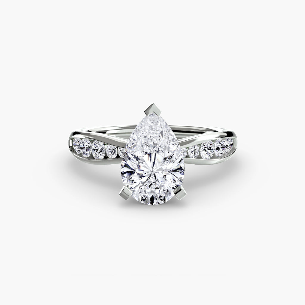 Solitaire with Pavé 3